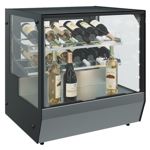 Витрина барная Полюс AC59 VV 0,9-1 INOX