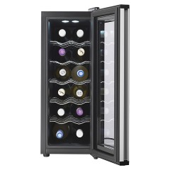 Винный шкаф TESLER WCV-120 SILVER серебристый