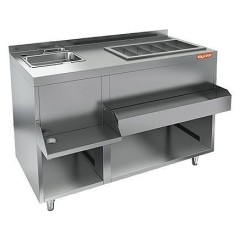 Барная станция HICOLD НБМКС-12/7БПК (с бортом, без ящика)