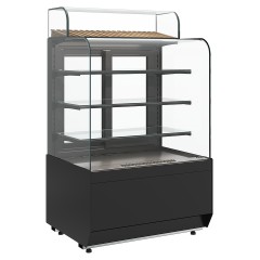 Витрина кондитерская Carboma Radius KR70 VM 0,9-1 Light (Bronze 9005/0109)