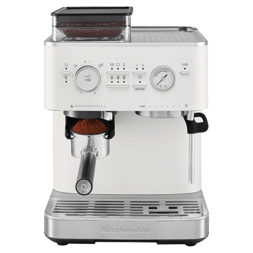Эспрессо кофемашина полуавтоматическая KitchenAid 5KES6551EPL фарфорово-белая