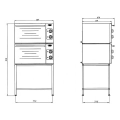 Шкаф жарочный Grill Master шжэ/2