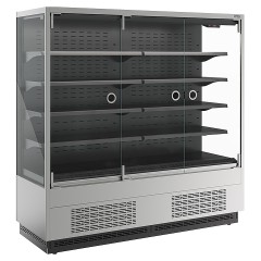 Горка холодильная Carboma FC 20-07 VM 1,9-1 версия 2.0 Light (фронт X0) X0 9006-9005