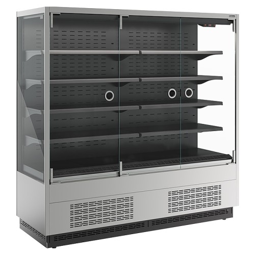 Горка холодильная Carboma FC 20-07 VM 1,9-1 версия 2.0 Light (фронт X0) X0 9006-9005