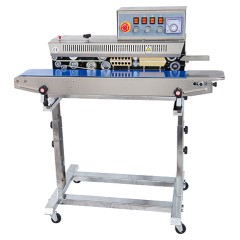 Запайщик пакетов роликовый горизонтальный Hualian FRM-980III на консоли