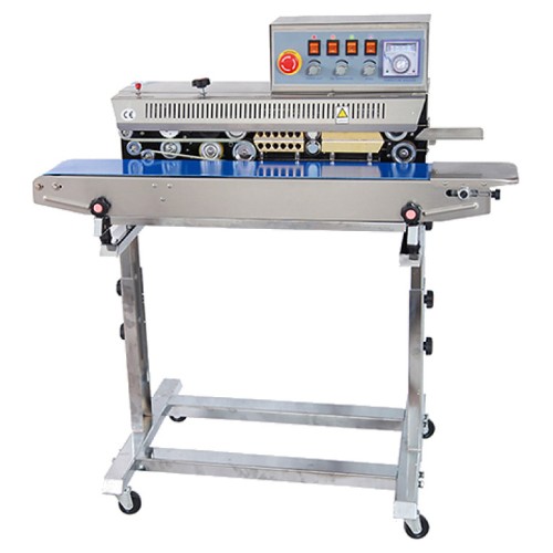 Запайщик пакетов роликовый горизонтальный Hualian FRM-980III на консоли