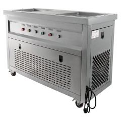 Фризер для жареного мороженого Foodatlas KCB-2F (стол для топпингов)