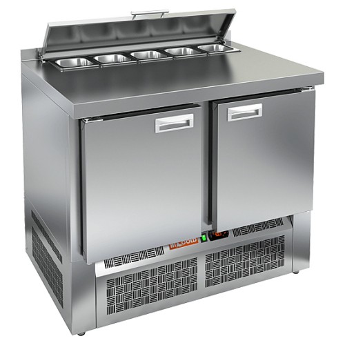 Стол для салатов HICOLD SLE2-11SN (1/6) с крышкой