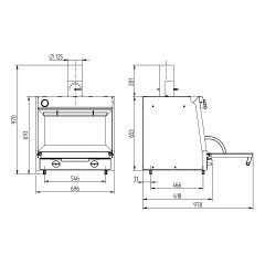 Печь-мангал Dagrill 70 G mini