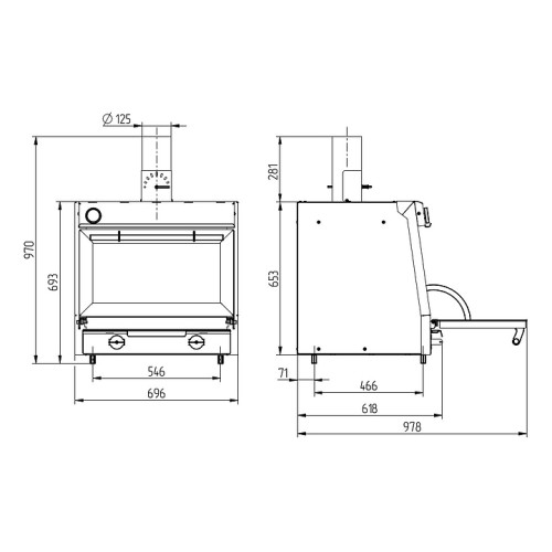 Печь-мангал Dagrill 70 G mini