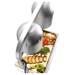 Лампа для подогрева HENDI 273906 серебряная