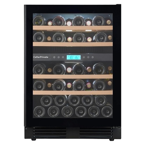 Винный шкаф Cellar Private CP043-2TBH черная дверь со скрытой рукояткой