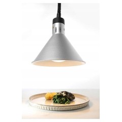 Лампа для подогрева HENDI 273869 серебрянная, с регулируемой высотой