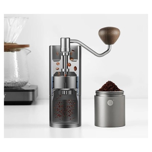 Кофемолка механическая ZeroHero Z1 серая