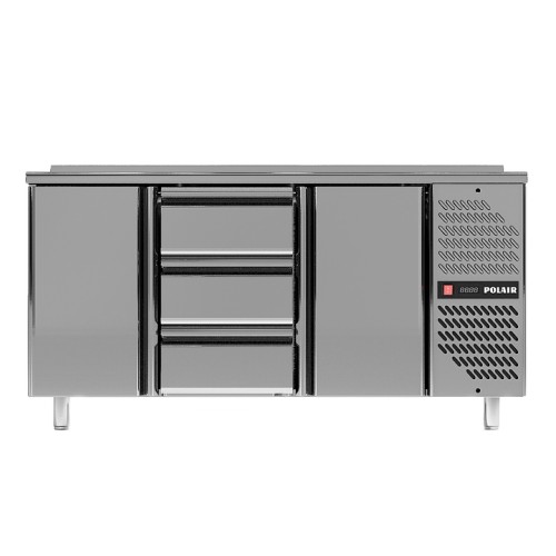 Стол холодильный POLAIR TM3GN-030-G с бортом