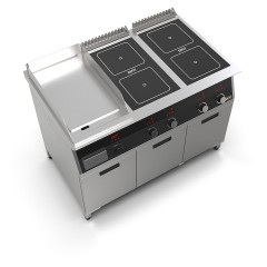 Плита индукционная комбинированная SMART INDUCTION K96-35PKB (с грилем)