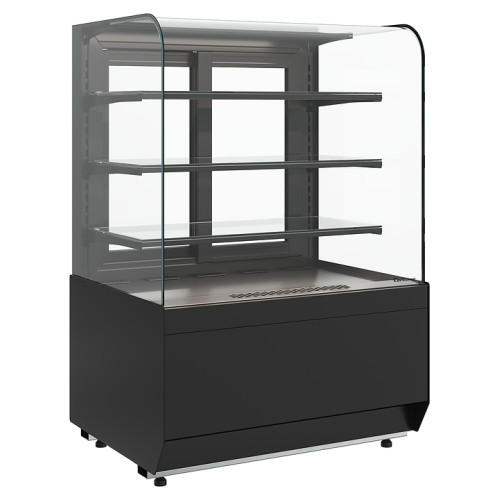 Витрина нейтральная Carboma Radius KR70 N 0,9-1 Light (Techno 9005)