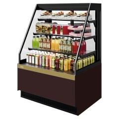 Витрина кондитерская открытая Chilz VETE II KUB OFT 90 шоколад, золотой глянец