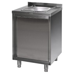 Мойка-тумба ТММ ТМ-2/600/600 (накладная раковина)