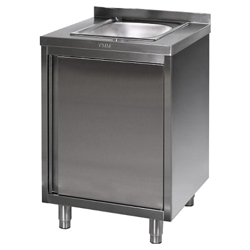 Мойка-тумба ТММ ТМ-2/600/600 (накладная раковина)