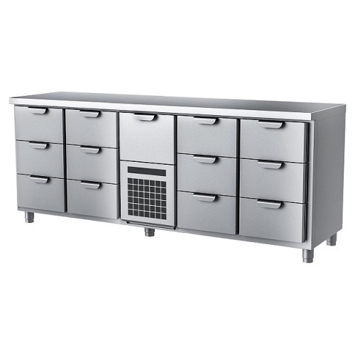 Стол холодильный HappyChef TC GH 3-3-CBR-3-3