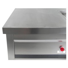 Фризер для жареного мороженого Foodatlas KCB-1F (стол для топпингов)