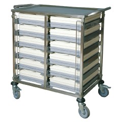 Тележка-шпилька для термоконтейнеров AVATHERM thermo tray trolley 12 (530х370 мм)