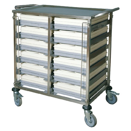 Тележка-шпилька для термоконтейнеров AVATHERM thermo tray trolley 12 (530х370 мм)