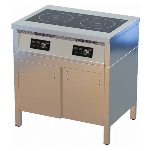 Плита индукционная ЦМИ ПИ-2ТДК 820 (820х600х870 мм) закрытая, двери-купе