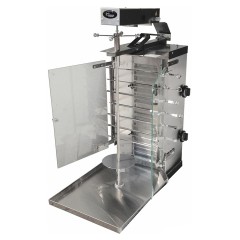 Гриль для шаурмы газовый Grill Master Ф2ШмГ с мотором и стеклянным экраном