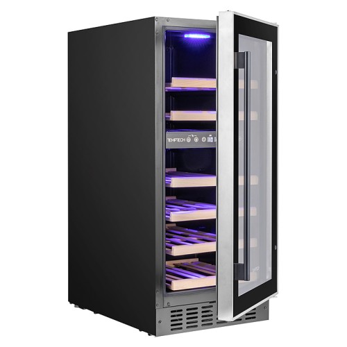 Винный шкаф Temptech Premium WPQ38DCB черный