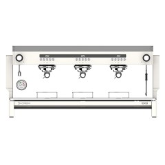 Кофемашина Crem EX3 3GR Display TA белая, высокие группа
