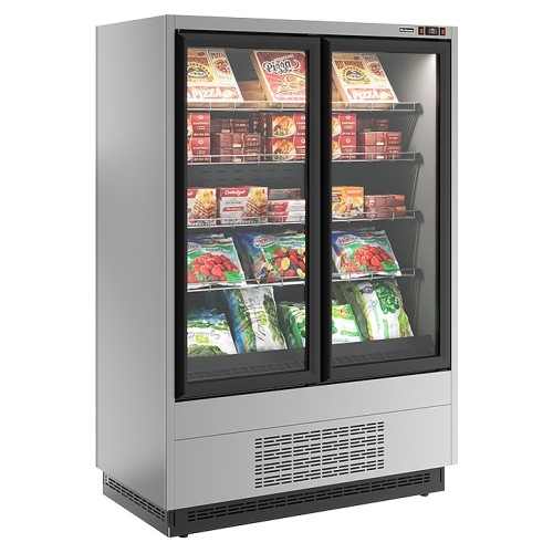 Горка морозильная Carboma FC 20-07 VL 1,0-1 версия 2.0 Standard 0300 (фронт X5L, бок металл) 9006-9005