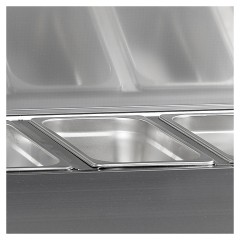 Витрина холодильная настольная TEFCOLD VK33-120 S/S LID