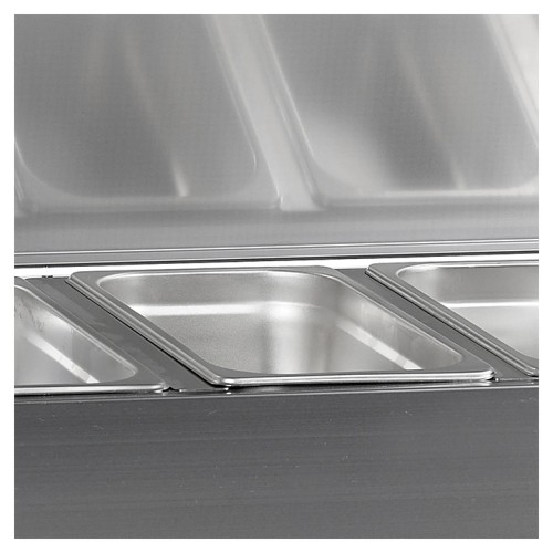 Витрина холодильная настольная TEFCOLD VK33-120 S/S LID