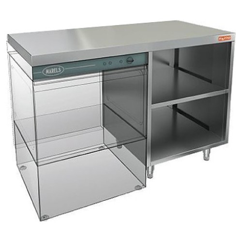 Стол под посудомоечную машину HICOLD НБМСЗОКП-12/6Л c левым крылом