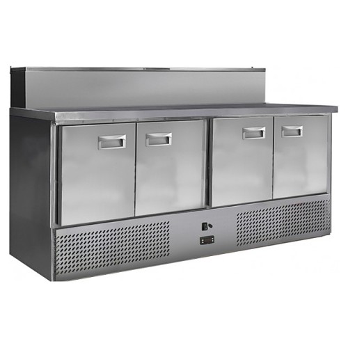 Стол холодильный для пиццы Finist СХСнпц-700-4 (10 GN 1/3 с крышкой)