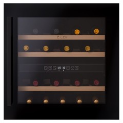 Винный шкаф Lex LWD6036BL dual zone черный