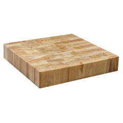 Колода разрубочная клееная Luxstahl 500х500х80(100) мм бук