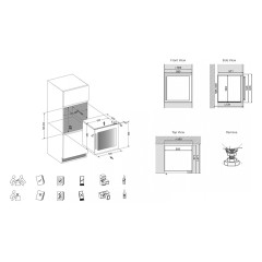 Шкаф винный Dunavox DVS-25.65DB
