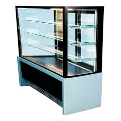 Витрина кондитерская CLSY LUXE Showcase 1,3 1370х650х1300 мм техно (черно-серый)