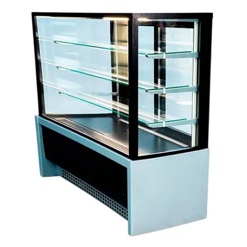 Витрина кондитерская CLSY LUXE Showcase 1,3 1370х650х1300 мм техно (черно-серый)