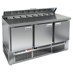 Стол для салатов HICOLD SLE2-111GN (1/6) с крышкой