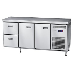 Стол морозильный Abat СХН-60-02 (2 двери, 2 ящика, без борта)