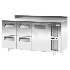 Стол холодильный POLAIR TM3GN-220-GC с бортом