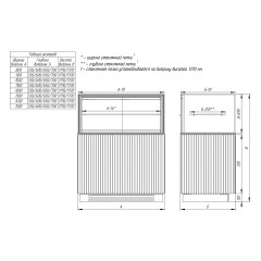 Витрина кондитерская Finist GLASSIER LUX GL812-14/55/5