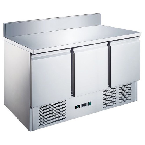СТОЛ С ОХЛАЖД.ШКАФОМ HURAKAN HKN-GNL3TN-SB С БОРТОМ