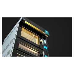 Печь комбинированная с расстоечным шкафом и вытяжным зонтом Memak LUNA COMBINE-2-F