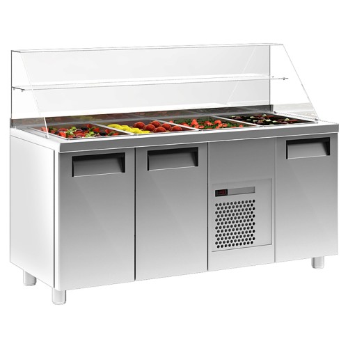 Стол для салатов Carboma T70 M3salGN-2 0430