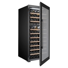 Винный шкаф Temptech Oslo OZ124DB двухзонный черный